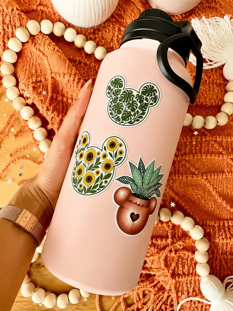 Sunflower Mickey Sticker